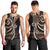 Samoa Siapo Classic Motif Men Tank Top Manuia le tuto’atasi o Samoa Independence Black Style