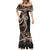 Samoa Siapo Classic Motif Mermaid Dress Manuia le tuto’atasi o Samoa Independence Black Style