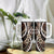 Samoa Siapo Classic Motif Tumbler With Handle Manuia le tutoatasi o Samoa Independence Black Style