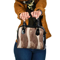 Polynesian Tribal Pattern Patchwork Picturesque Shoulder Handbag Mocha LT7 One Size Mocha - Polynesian Pride