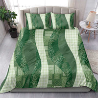 Polynesian Tribal Pattern Patchwork Picturesque Bedding Set Sage Green LT7 - Polynesian Pride