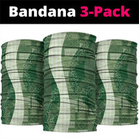 Polynesian Tribal Pattern Patchwork Picturesque Neck Gaiter Sage Green LT7 package One Size: 25*50cm Sage Green - Polynesian Pride