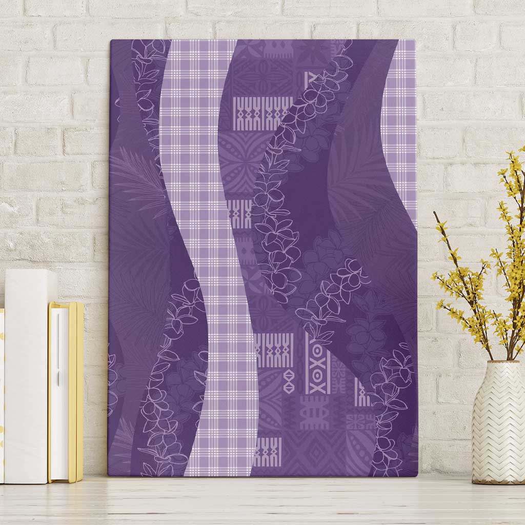 Polynesian Tribal Pattern Patchwork Picturesque Canvas Wall Art Deep Violet LT7 Without Frame Violet - Polynesian Pride