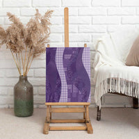 Polynesian Tribal Pattern Patchwork Picturesque Canvas Wall Art Deep Violet LT7 - Polynesian Pride