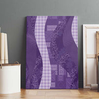 Polynesian Tribal Pattern Patchwork Picturesque Canvas Wall Art Deep Violet LT7 - Polynesian Pride