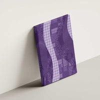 Polynesian Tribal Pattern Patchwork Picturesque Canvas Wall Art Deep Violet LT7 - Polynesian Pride