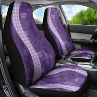 Polynesian Tribal Pattern Patchwork Picturesque Car Seat Cover Deep Violet LT7 - Polynesian Pride