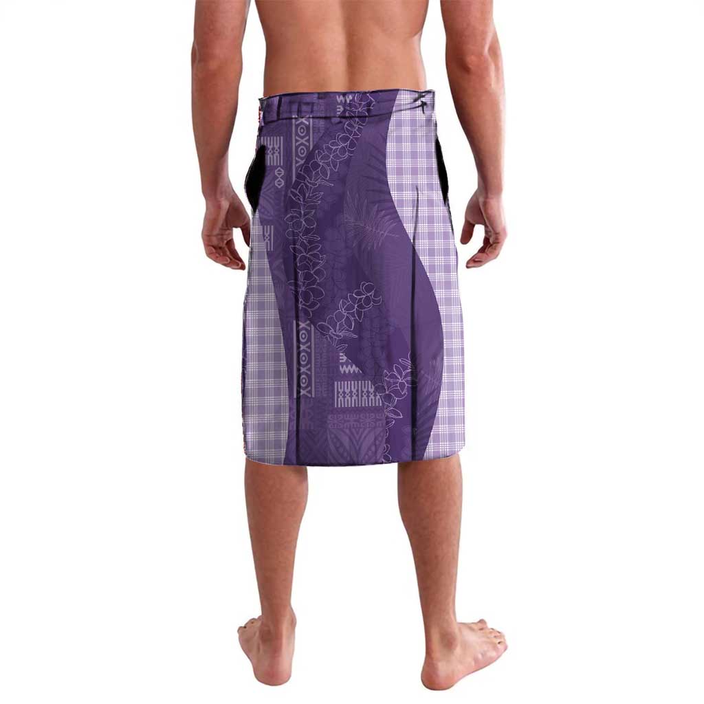 Polynesian Tribal Pattern Patchwork Picturesque Lavalava Deep Violet LT7 - Polynesian Pride