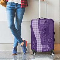 Polynesian Tribal Pattern Patchwork Picturesque Luggage Cover Deep Violet LT7 - Polynesian Pride