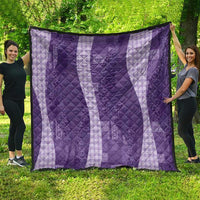 Polynesian Tribal Pattern Patchwork Picturesque Quilt Deep Violet LT7 - Polynesian Pride