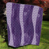 Polynesian Tribal Pattern Patchwork Picturesque Quilt Deep Violet LT7 - Polynesian Pride