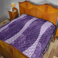 Polynesian Tribal Pattern Patchwork Picturesque Quilt Deep Violet LT7 - Polynesian Pride