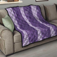 Polynesian Tribal Pattern Patchwork Picturesque Quilt Deep Violet LT7 - Polynesian Pride