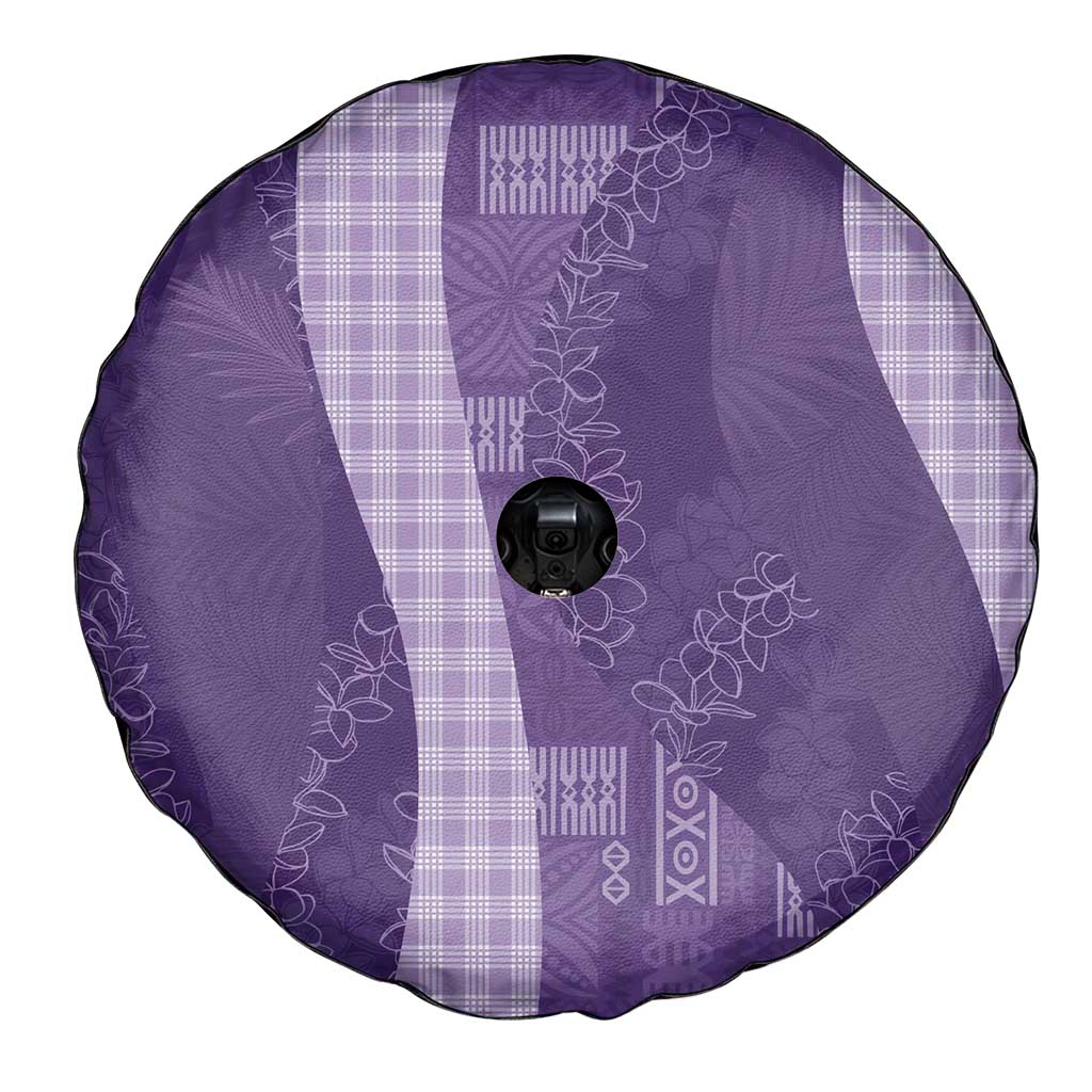 Polynesian Tribal Pattern Patchwork Picturesque Spare Tire Cover Deep Violet LT7 - Polynesian Pride