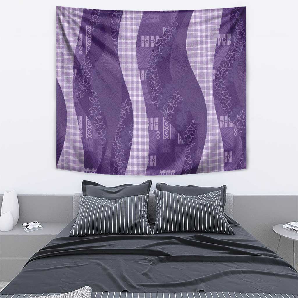 Polynesian Tribal Pattern Patchwork Picturesque Tapestry Deep Violet LT7 - Polynesian Pride