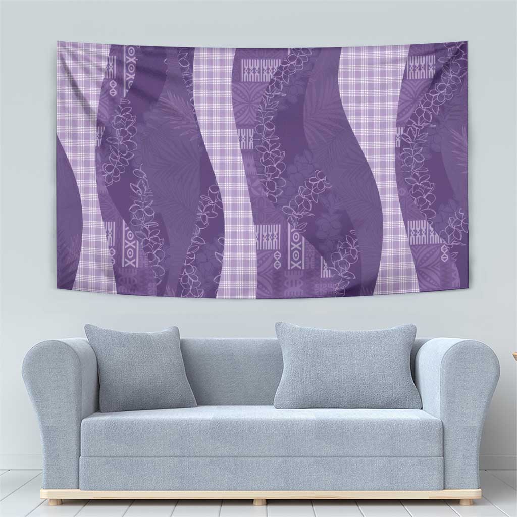 Polynesian Tribal Pattern Patchwork Picturesque Tapestry Deep Violet LT7 - Polynesian Pride