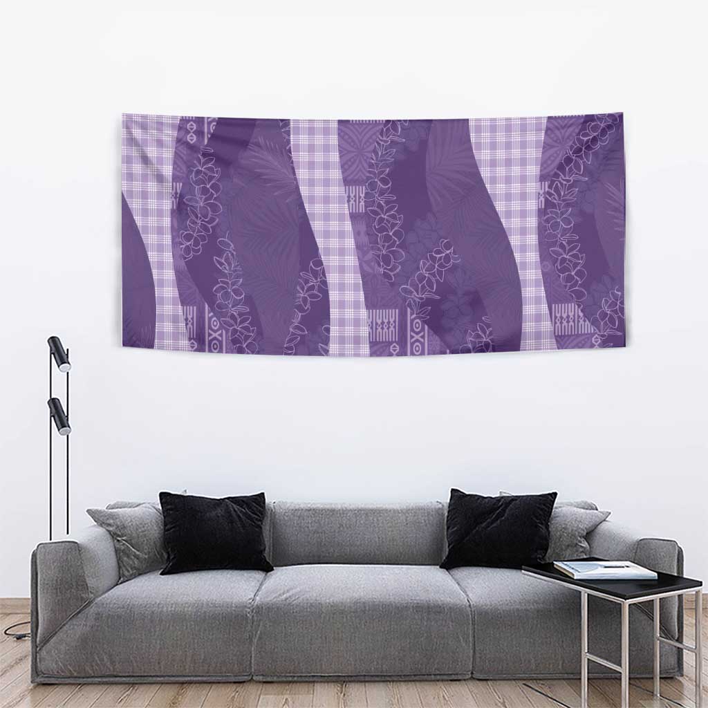Polynesian Tribal Pattern Patchwork Picturesque Tapestry Deep Violet LT7 - Polynesian Pride