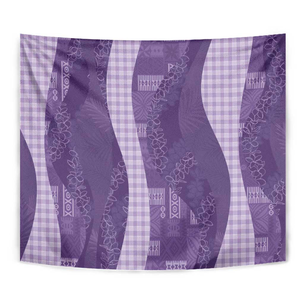 Polynesian Tribal Pattern Patchwork Picturesque Tapestry Deep Violet LT7 - Polynesian Pride