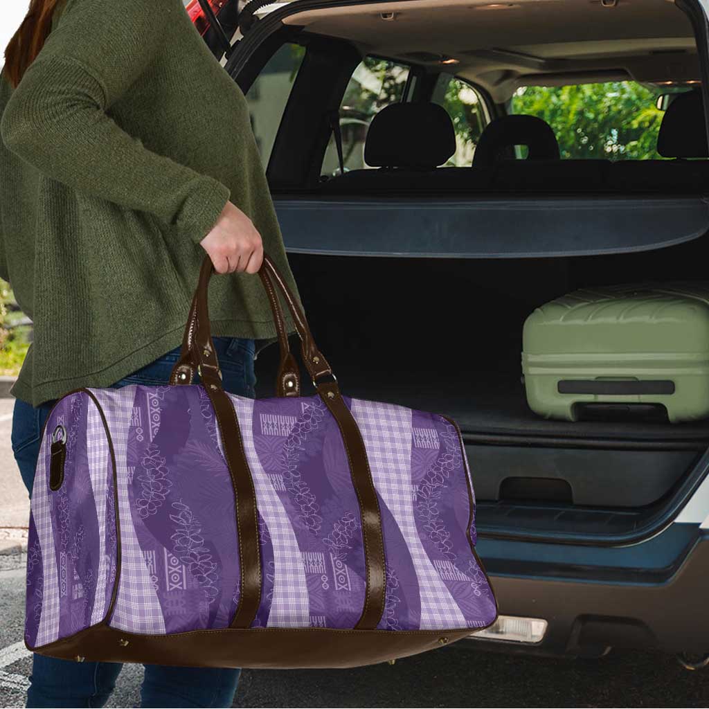 Polynesian Tribal Pattern Patchwork Picturesque Travel Bag Deep Violet LT7 - Polynesian Pride