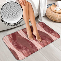 Polynesian Tribal Pattern Patchwork Picturesque Bathroom Set Crimson LT7 - Polynesian Pride