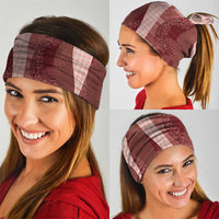 Polynesian Tribal Pattern Patchwork Picturesque Neck Gaiter Crimson LT7 - Polynesian Pride
