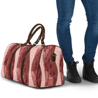 Polynesian Tribal Pattern Patchwork Picturesque Travel Bag Crimson LT7 - Polynesian Pride