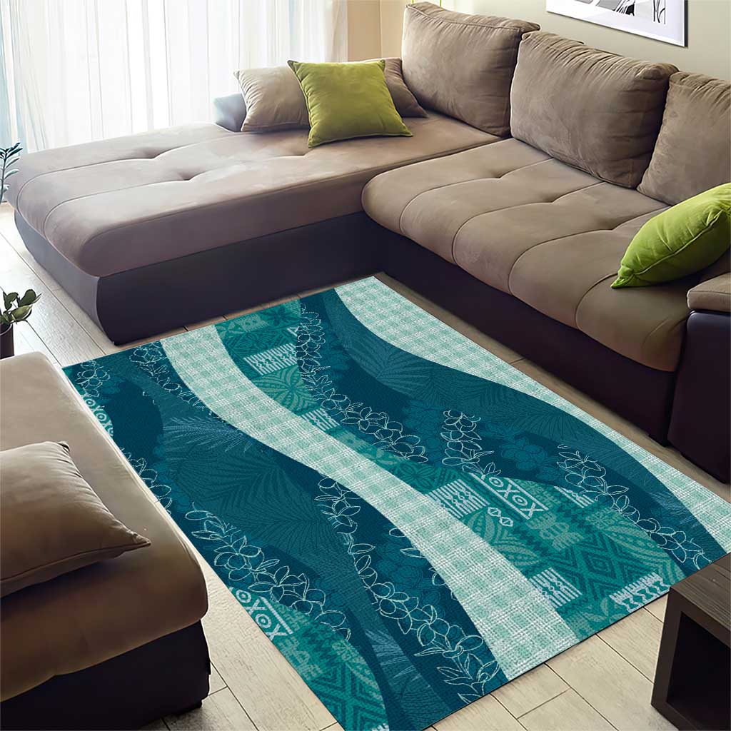 Polynesian Tribal Pattern Patchwork Picturesque Area Rug Oceanic LT7 - Polynesian Pride