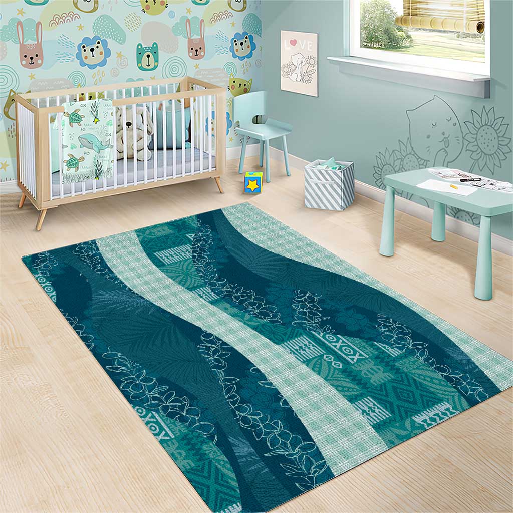 Polynesian Tribal Pattern Patchwork Picturesque Area Rug Oceanic LT7 - Polynesian Pride
