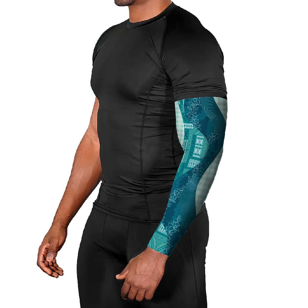 Polynesian Tribal Pattern Patchwork Picturesque Arm Sleeves Oceanic