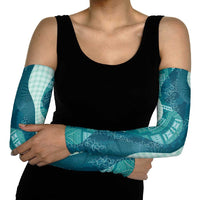 Polynesian Tribal Pattern Patchwork Picturesque Arm Sleeves Oceanic