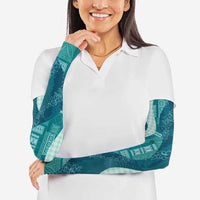 Polynesian Tribal Pattern Patchwork Picturesque Arm Sleeves Oceanic