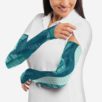 Polynesian Tribal Pattern Patchwork Picturesque Arm Sleeves Oceanic