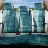 Polynesian Tribal Pattern Patchwork Picturesque Back Car Seat Cover Oceanic LT7 One Size Blue - Polynesian Pride