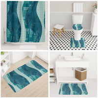 Polynesian Tribal Pattern Patchwork Picturesque Bathroom Set Oceanic LT7 - Polynesian Pride
