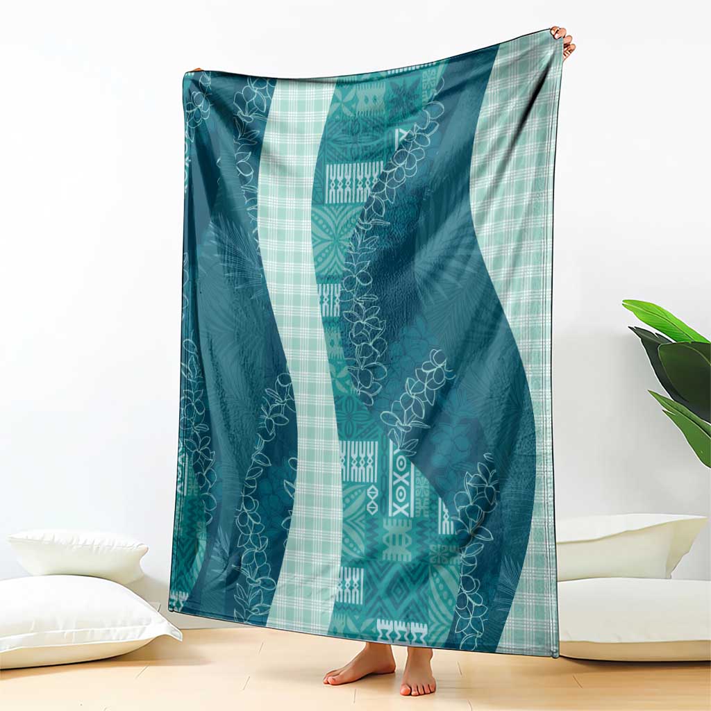 Polynesian Tribal Pattern Patchwork Picturesque Blanket Oceanic LT7 - Polynesian Pride