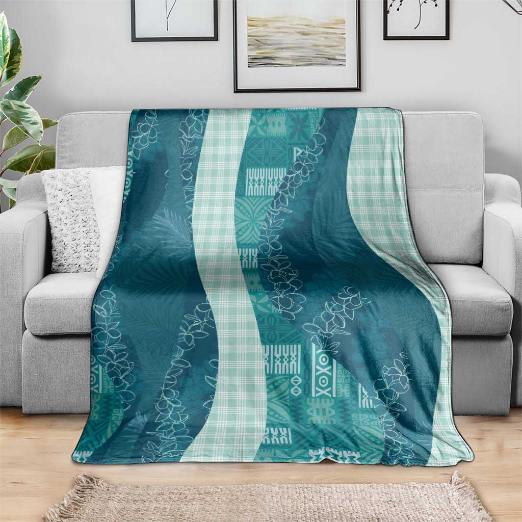 Polynesian Tribal Pattern Patchwork Picturesque Blanket Oceanic LT7 - Polynesian Pride