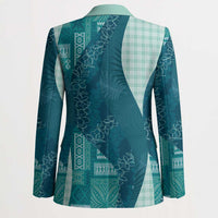 Polynesian Tribal Pattern Patchwork Picturesque Blazer Oceanic LT7 - Polynesian Pride