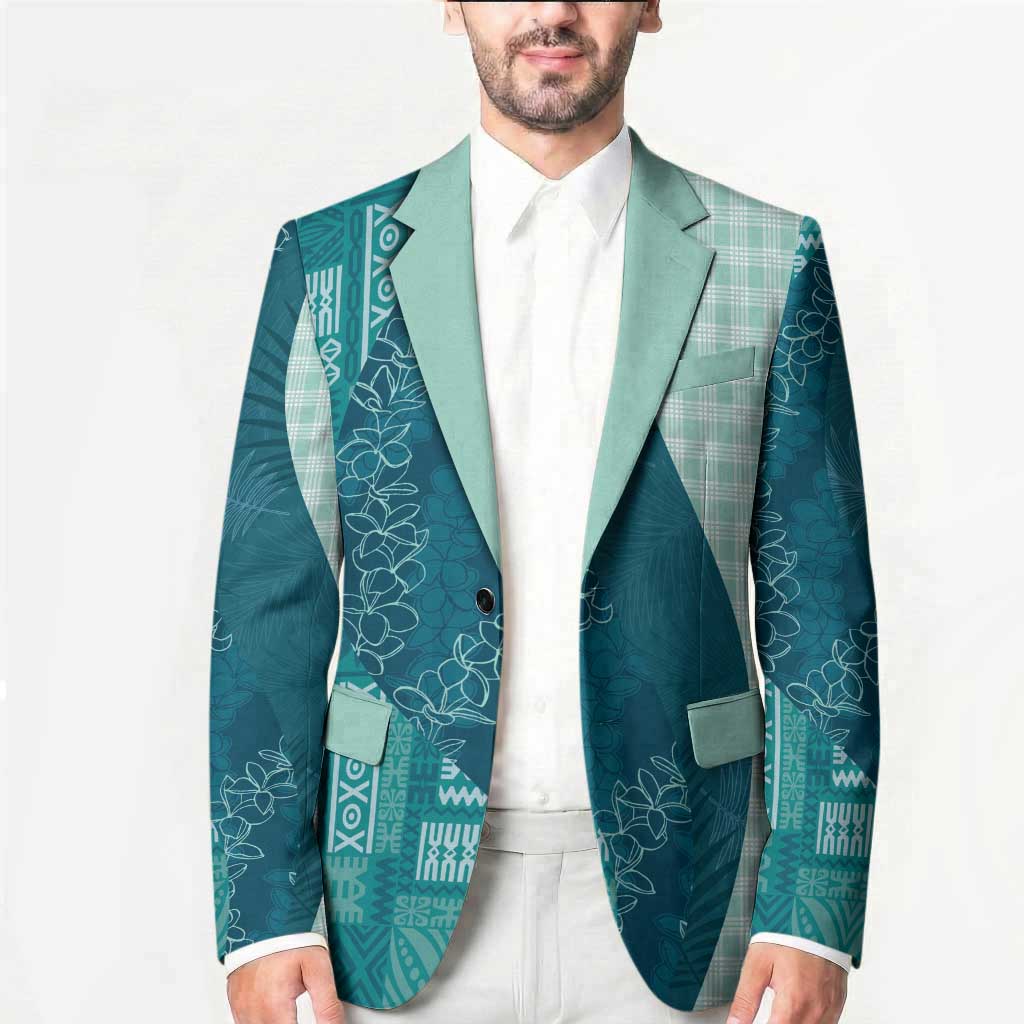 Polynesian Tribal Pattern Patchwork Picturesque Blazer Oceanic LT7 - Polynesian Pride