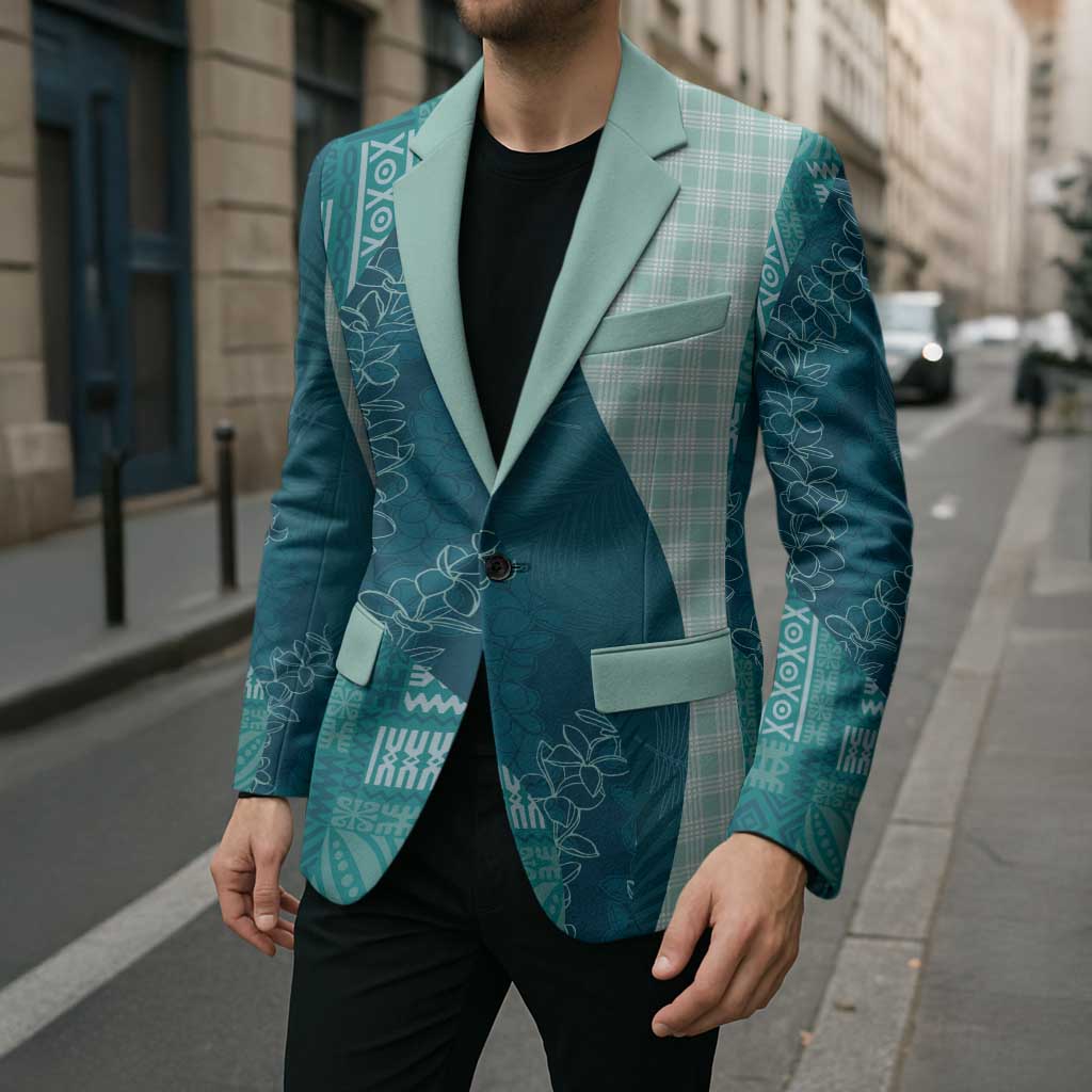 Polynesian Tribal Pattern Patchwork Picturesque Blazer Oceanic LT7 - Polynesian Pride