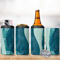 Polynesian Tribal Pattern Patchwork Picturesque 4 in 1 Can Cooler Tumbler Oceanic LT7 - Polynesian Pride