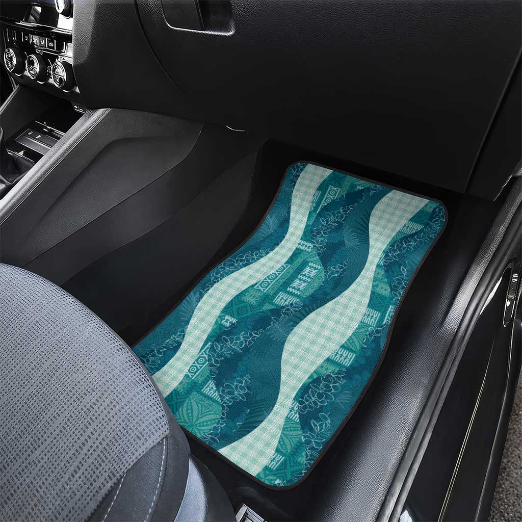 Polynesian Tribal Pattern Patchwork Picturesque Car Mats Oceanic LT7 - Polynesian Pride
