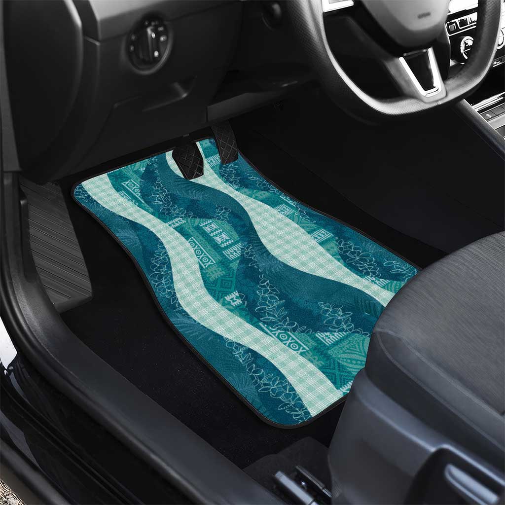 Polynesian Tribal Pattern Patchwork Picturesque Car Mats Oceanic LT7 - Polynesian Pride