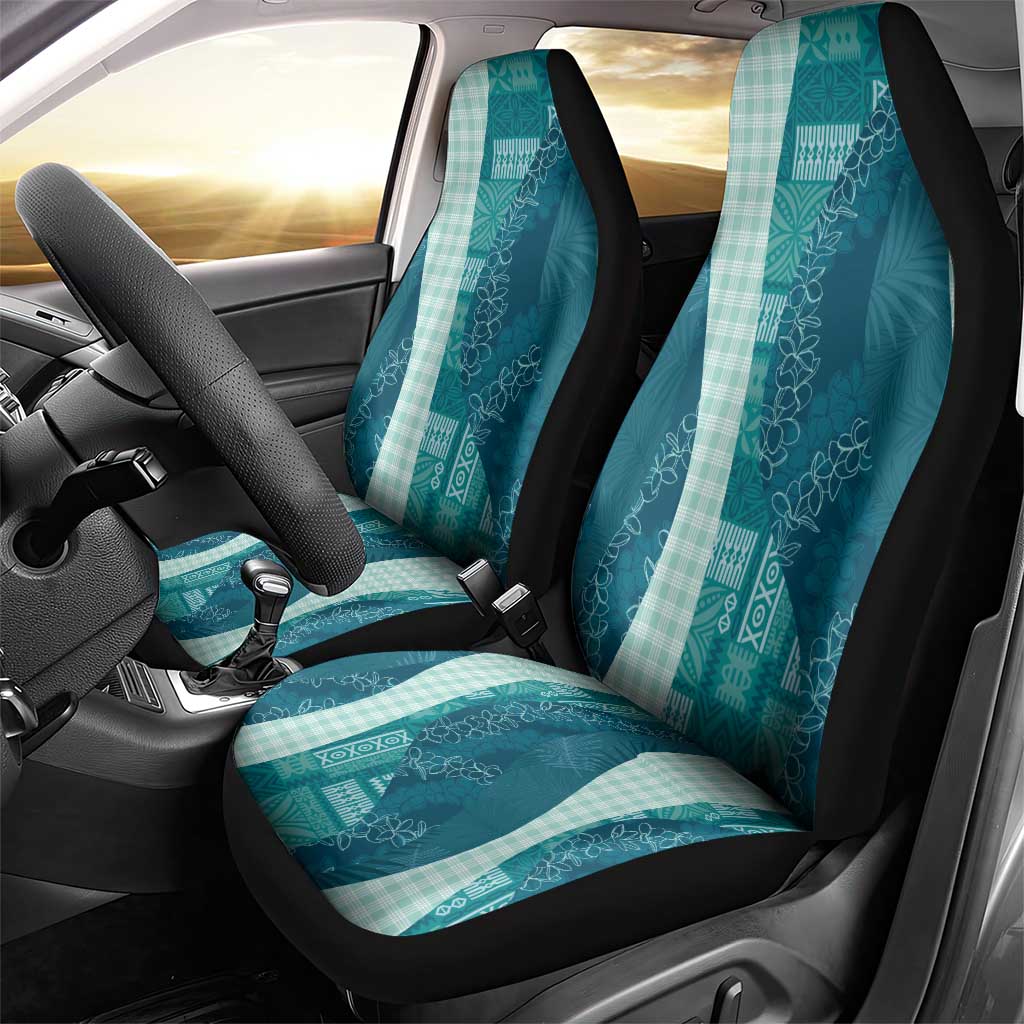 Polynesian Tribal Pattern Patchwork Picturesque Car Seat Cover Oceanic LT7 - Polynesian Pride