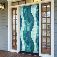 Polynesian Tribal Pattern Patchwork Picturesque Door Cover Oceanic LT7 - Polynesian Pride