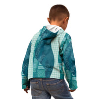 Polynesian Tribal Pattern Patchwork Picturesque Kid Hoodie Oceanic LT7 - Polynesian Pride