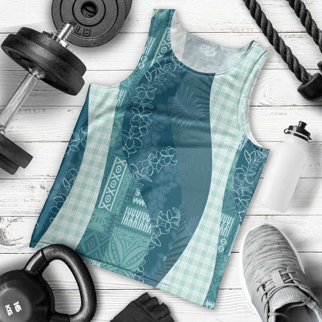 Polynesian Tribal Pattern Patchwork Picturesque Men Tank Top Oceanic LT7 - Polynesian Pride