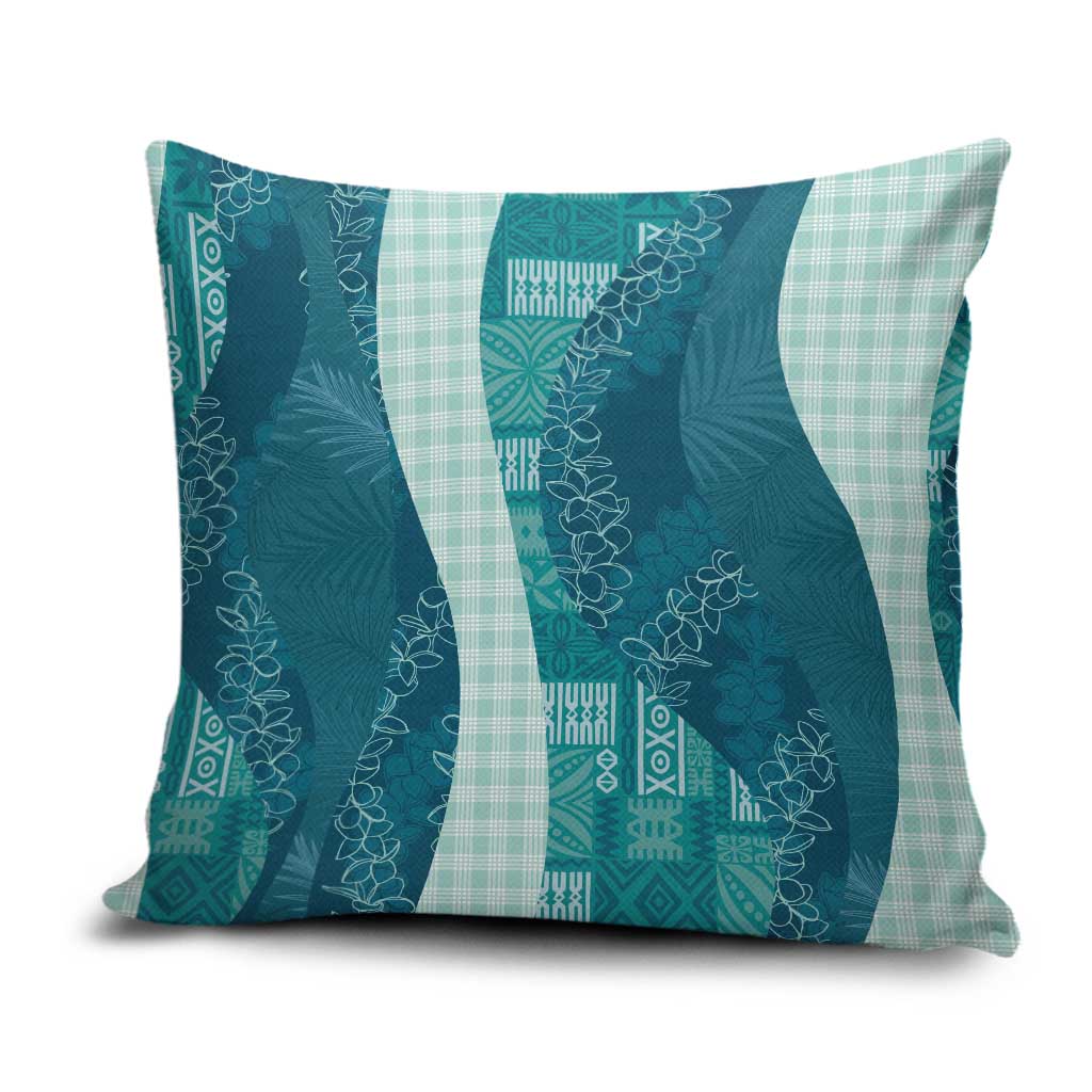 Polynesian Tribal Pattern Patchwork Picturesque Pillow Cover Oceanic LT7 Blue - Polynesian Pride