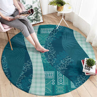 Polynesian Tribal Pattern Patchwork Picturesque Round Carpet Oceanic LT7 - Polynesian Pride