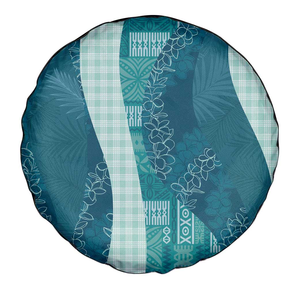 Polynesian Tribal Pattern Patchwork Picturesque Spare Tire Cover Oceanic LT7 - Polynesian Pride