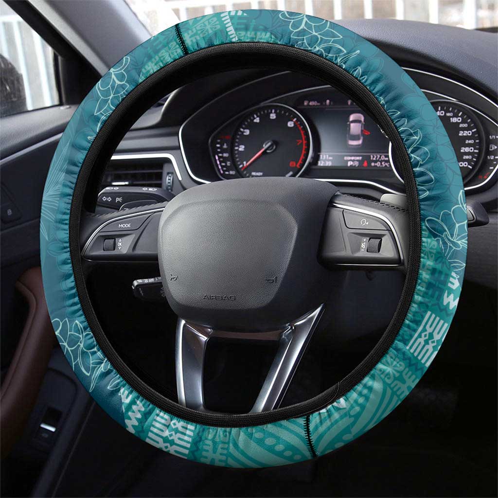 Polynesian Tribal Pattern Patchwork Picturesque Steering Wheel Cover Oceanic LT7 - Polynesian Pride